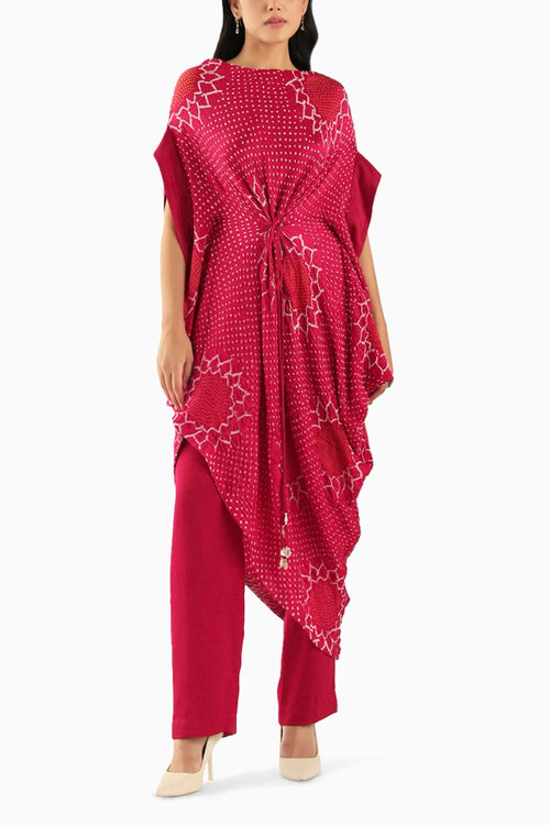 Red Straight Pants