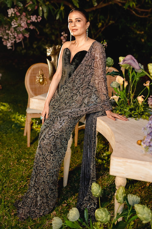 Midnight Frost Drape Set