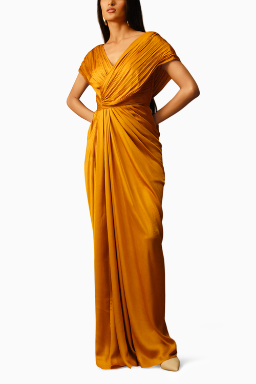 Golden Glow Dress