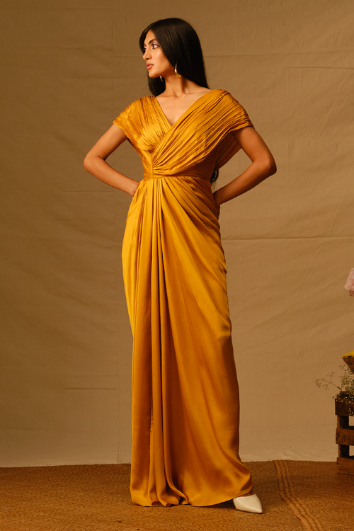 Golden Glow Dress