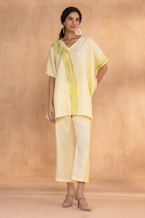 Brush Stroke Buttercup Square Co-ord Set