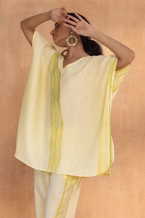 Brush Stroke Buttercup Square Co-ord Set