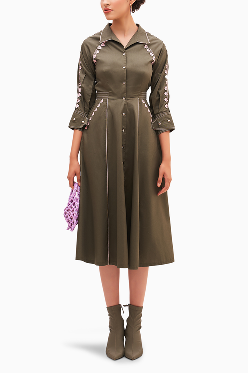 Army Green Beloved Dress