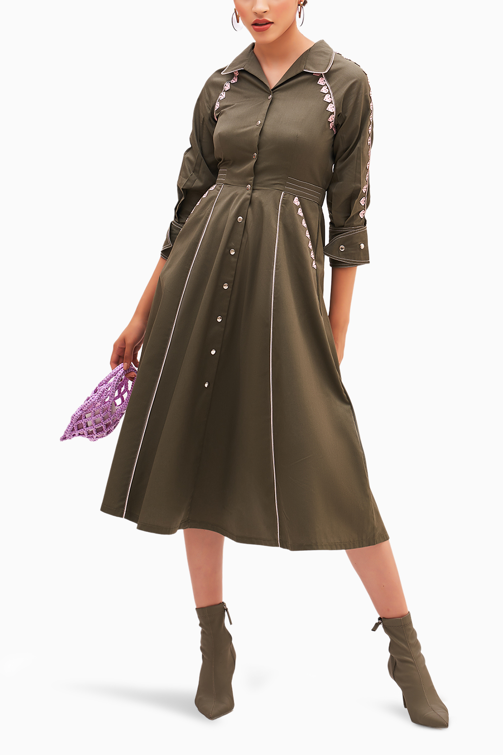 Army Green Beloved Dress