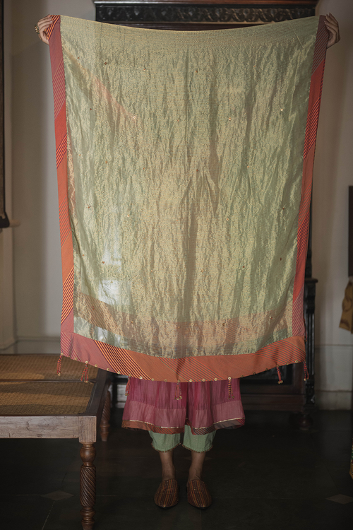 Kasbi Green Harleen Dupatta