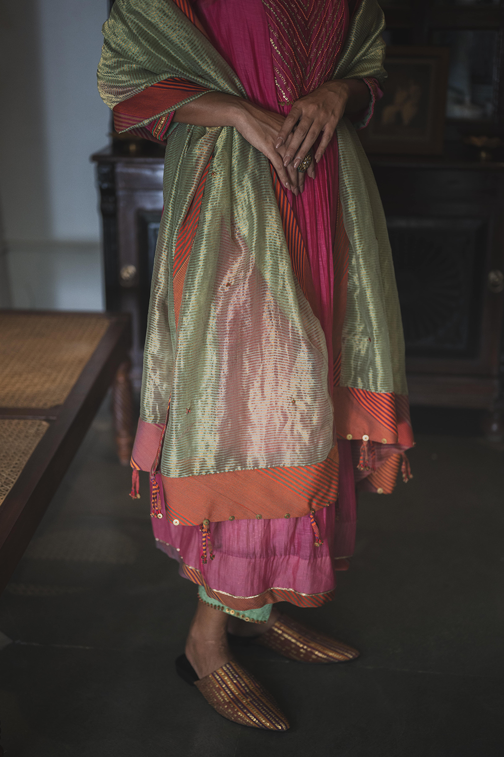 Kasbi Green Harleen Dupatta