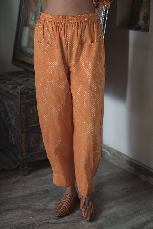 Kesaria Orange Ajuni Pant