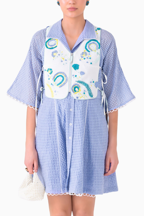 Orlando Blueberry Dress and Porto Half Jacket