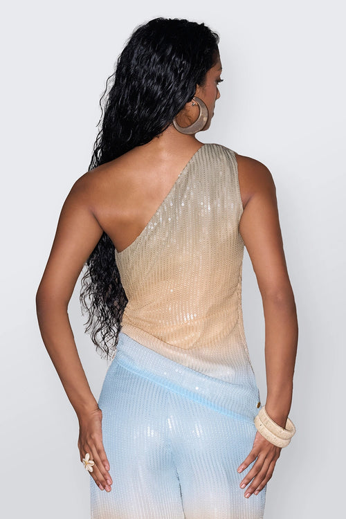 Beige Mykonos Top