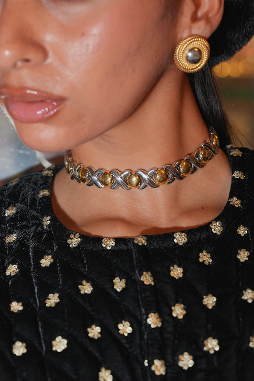 Xo Duo Tone Choker
