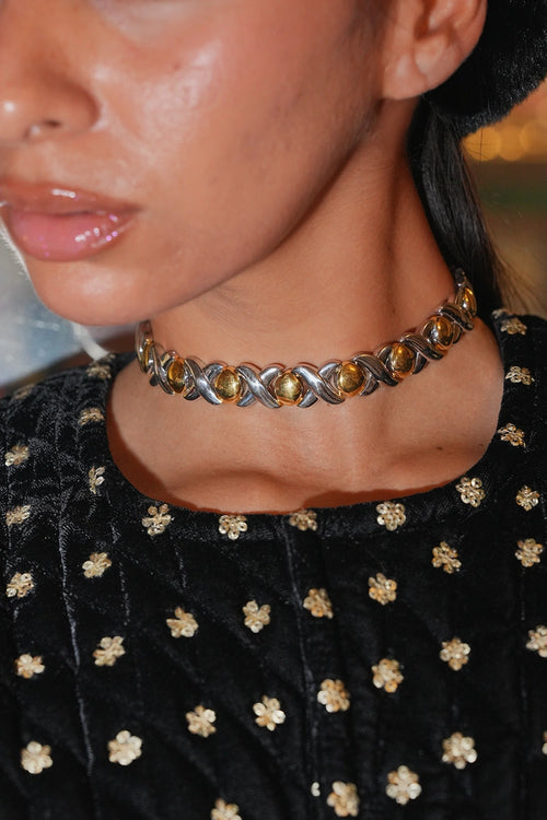 Xo Duo Tone Choker