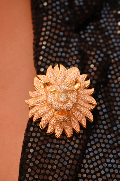 Heritage Lion Brooch