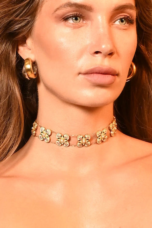 Victorian Enamel Choker