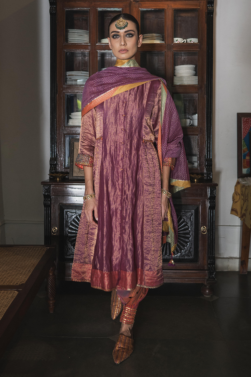 Jamun Purple Geet Kurta