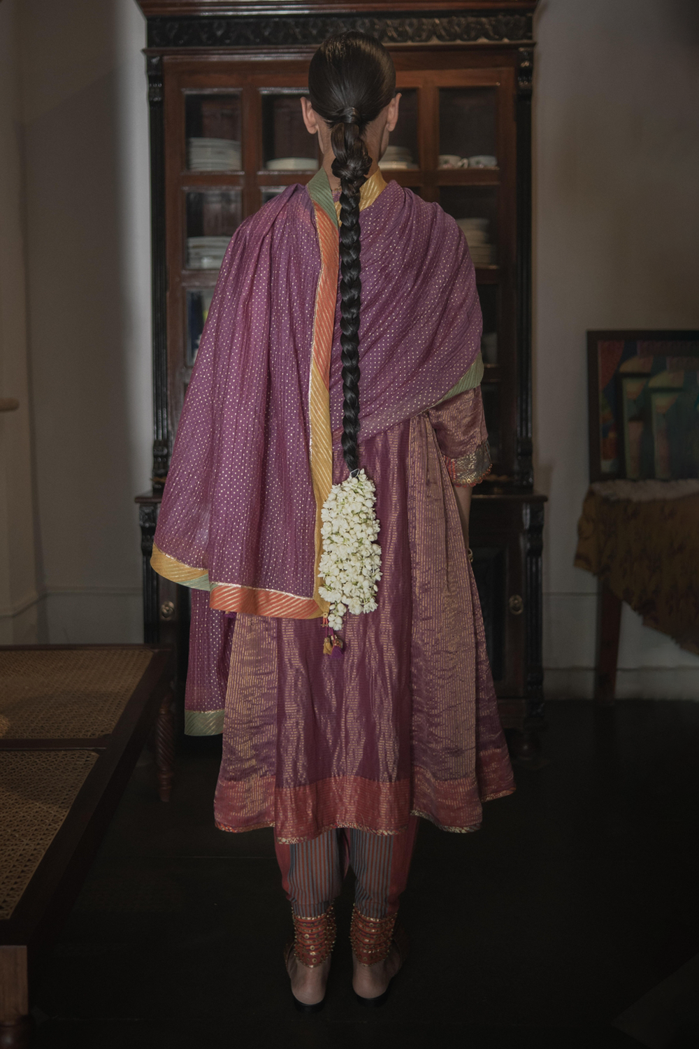 Jamun Purple Geet Kurta