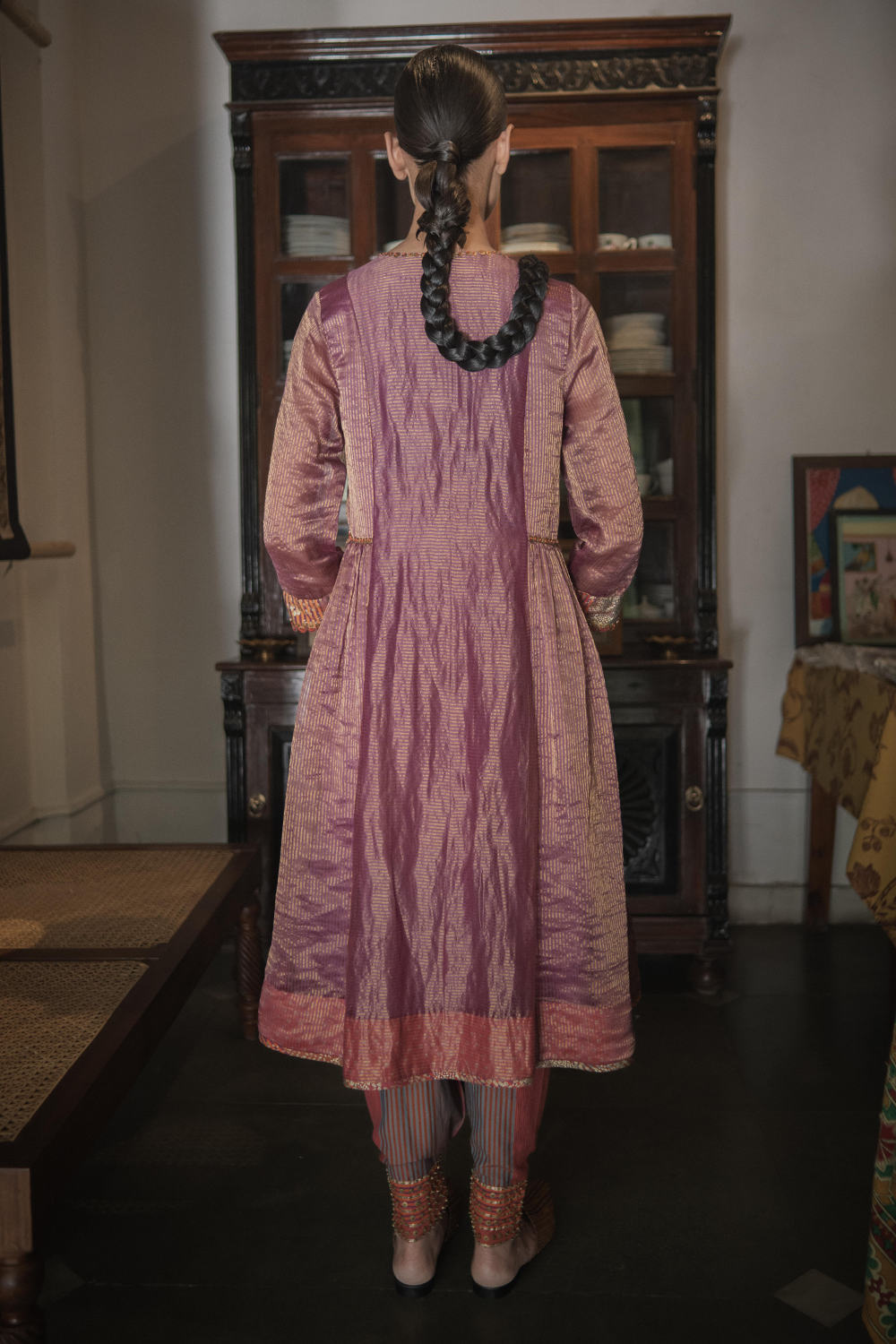 Jamun Purple Geet Kurta