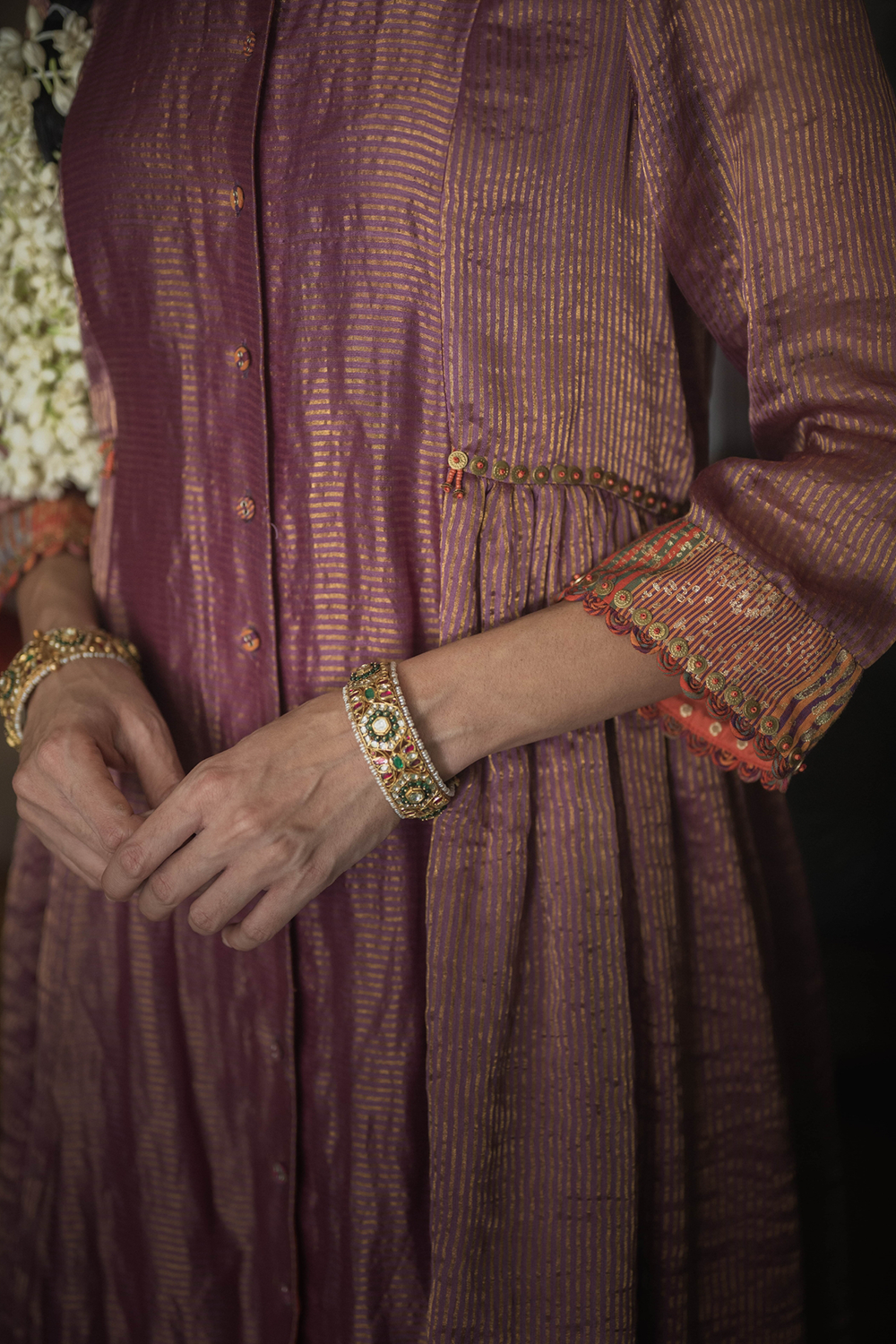 Jamun Purple Geet Kurta