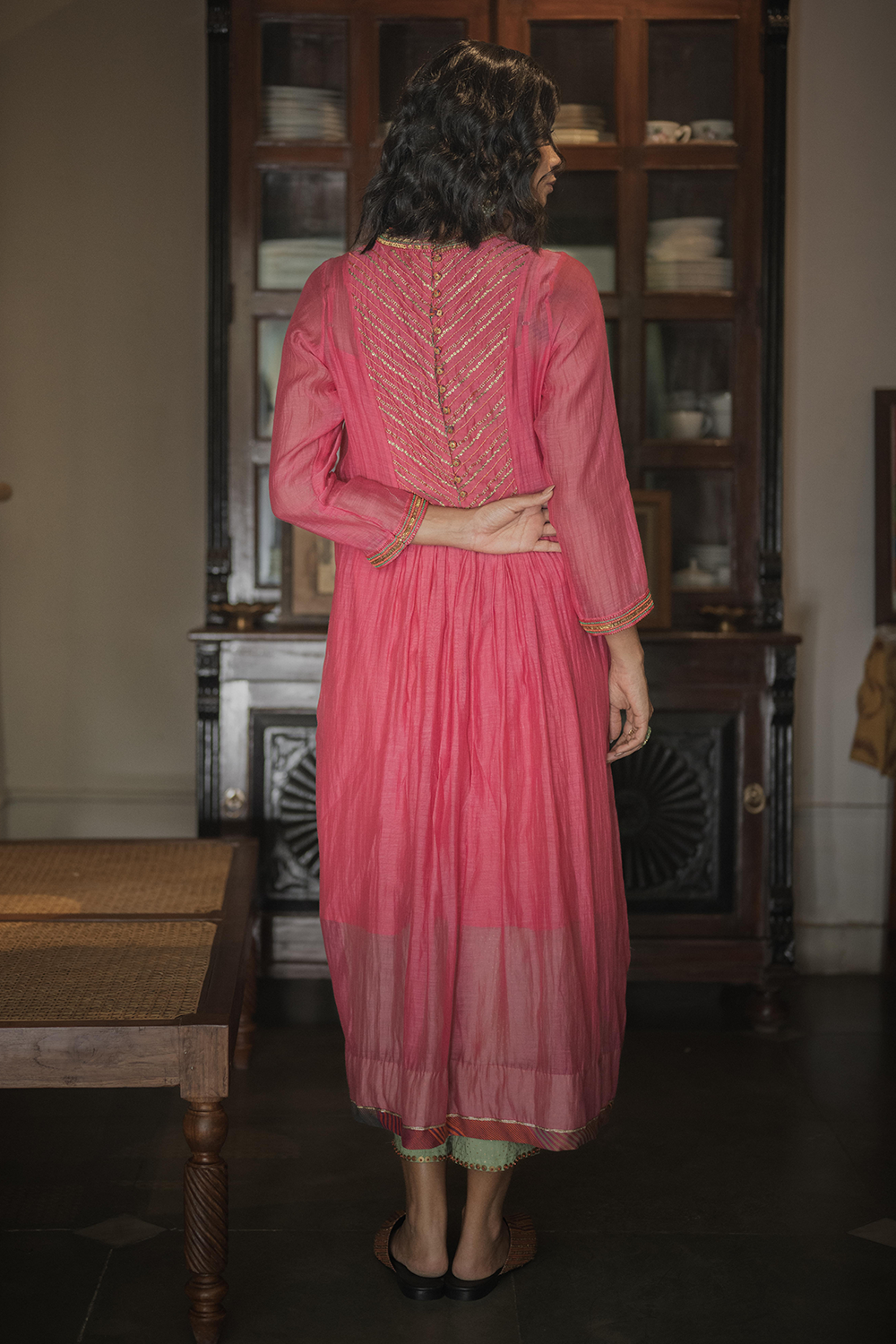 Rani Pink Simrat Kurta