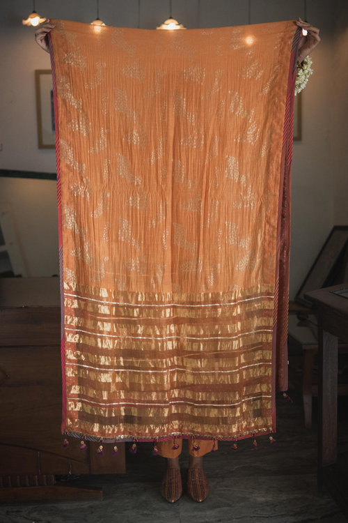 Kesaria Orange Nihal Dupatta
