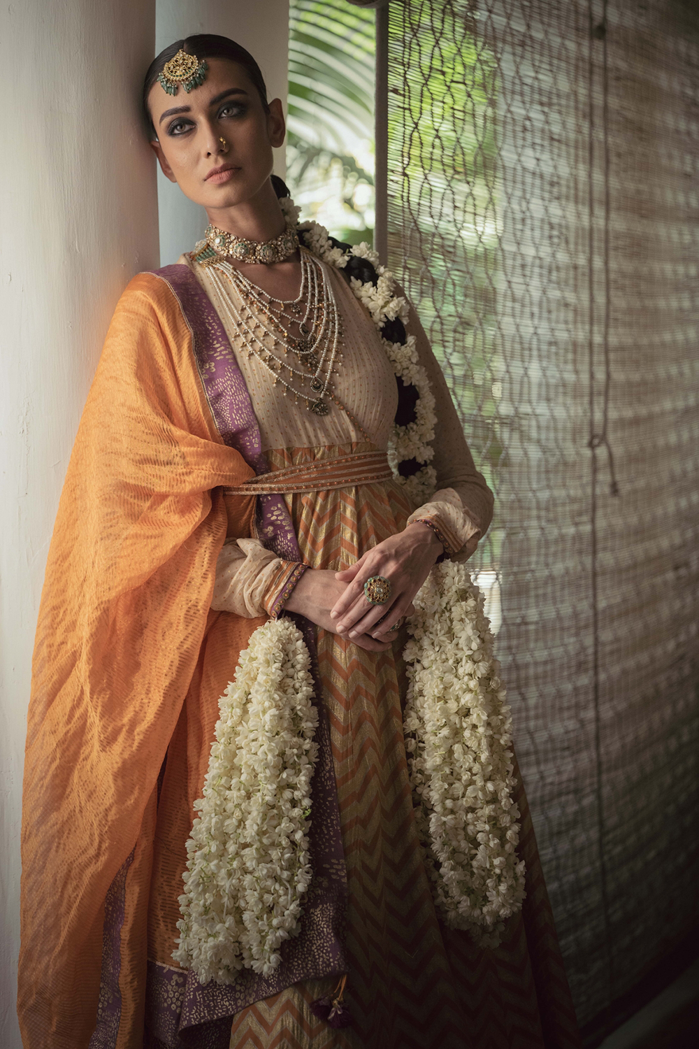 Kesaria Orange Mehtab Dupatta