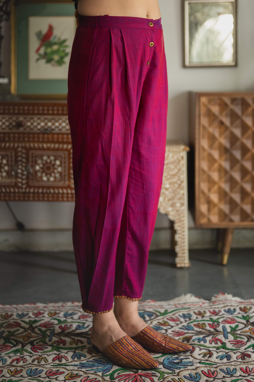 Ruby Pink Mannat Pant