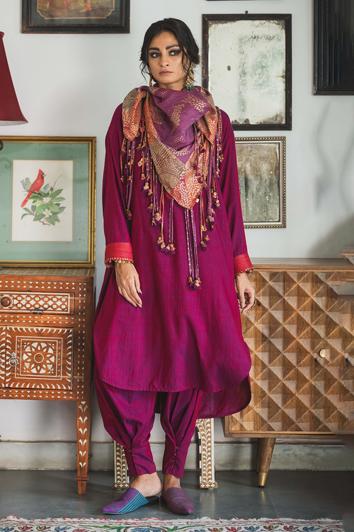 Ruby Pink Falak Shirt