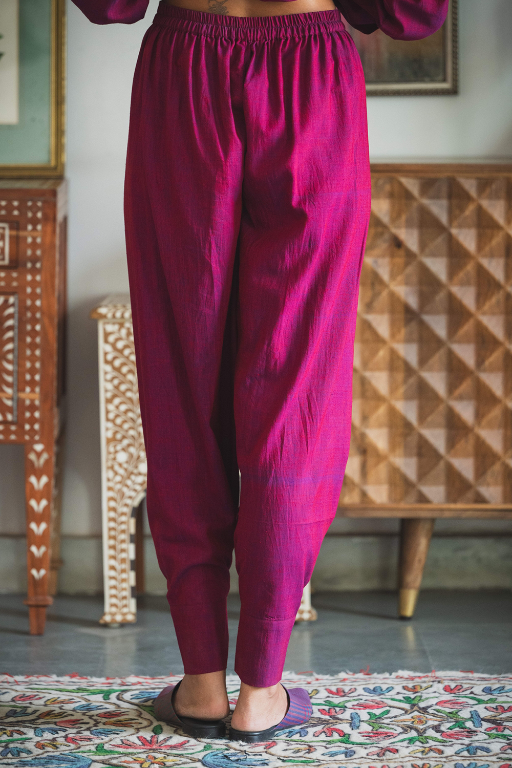 Ruby Pink Kalai Pant