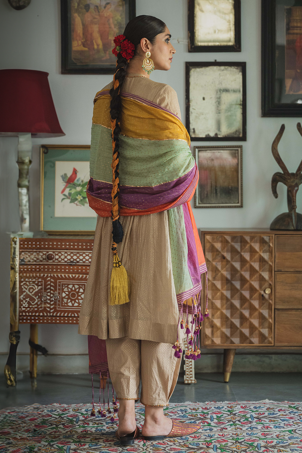 Multicolor Jashan Dupatta