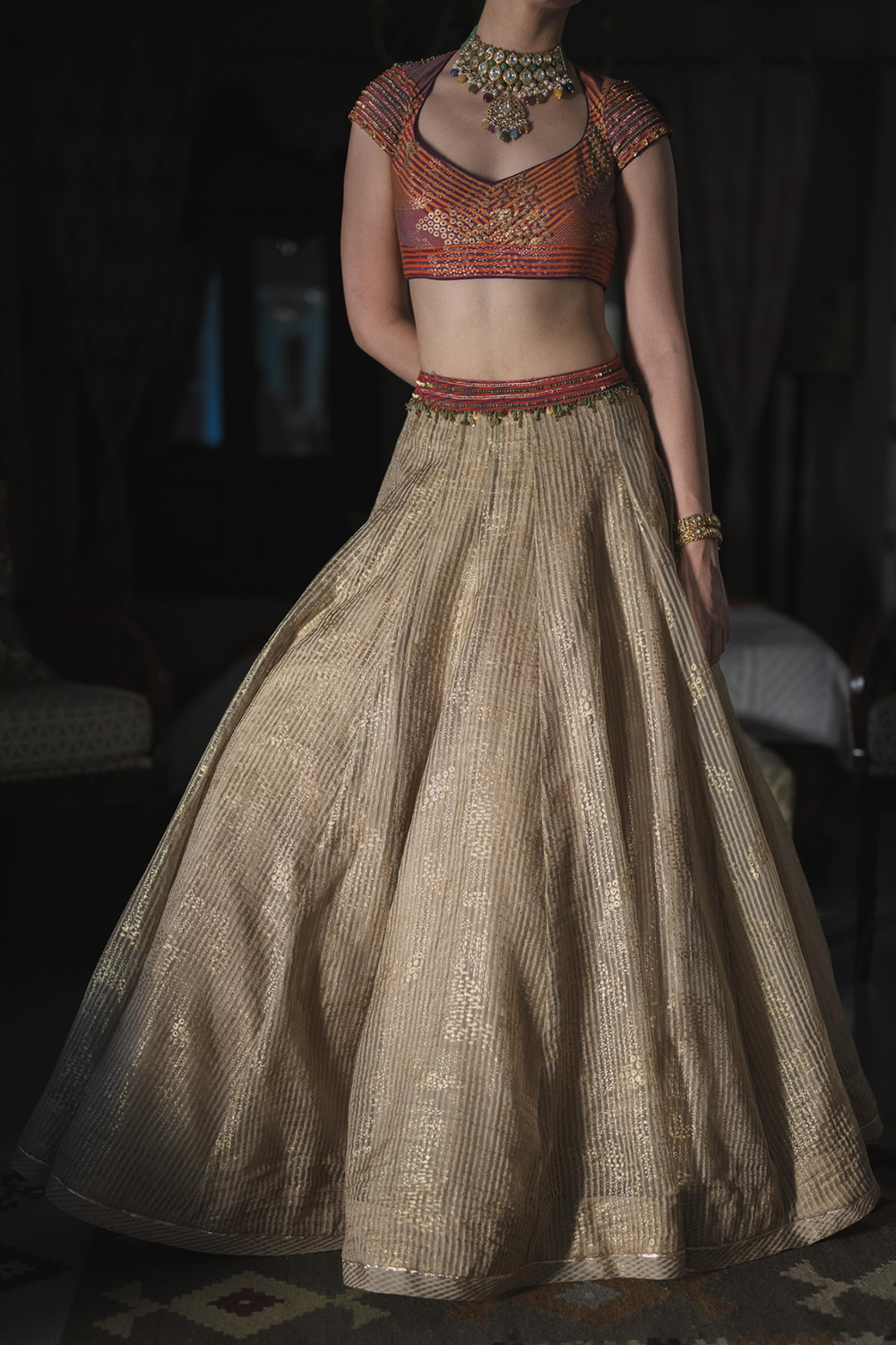 Gold Indo Skirt