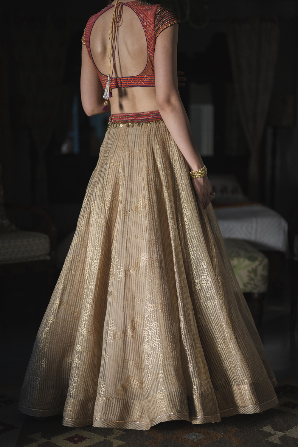 Gold Indo Skirt