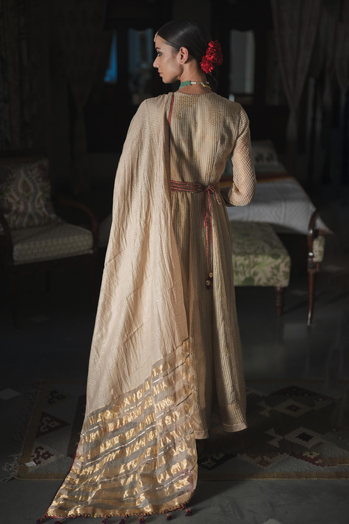 Gold Ishar Dupatta