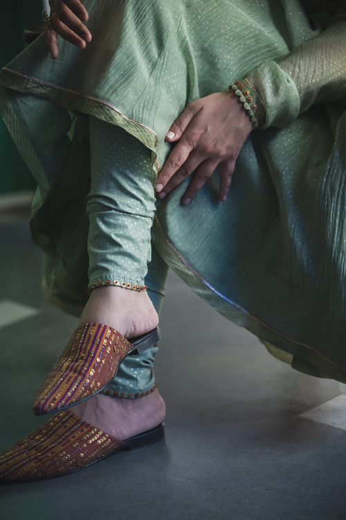 Kasbi Green Naaz Pant