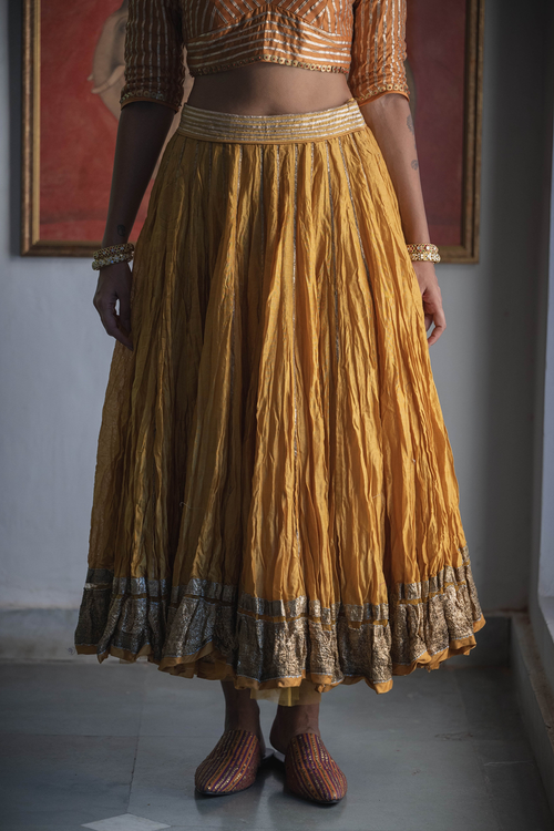 Haldi Yellow Tisha Skirt
