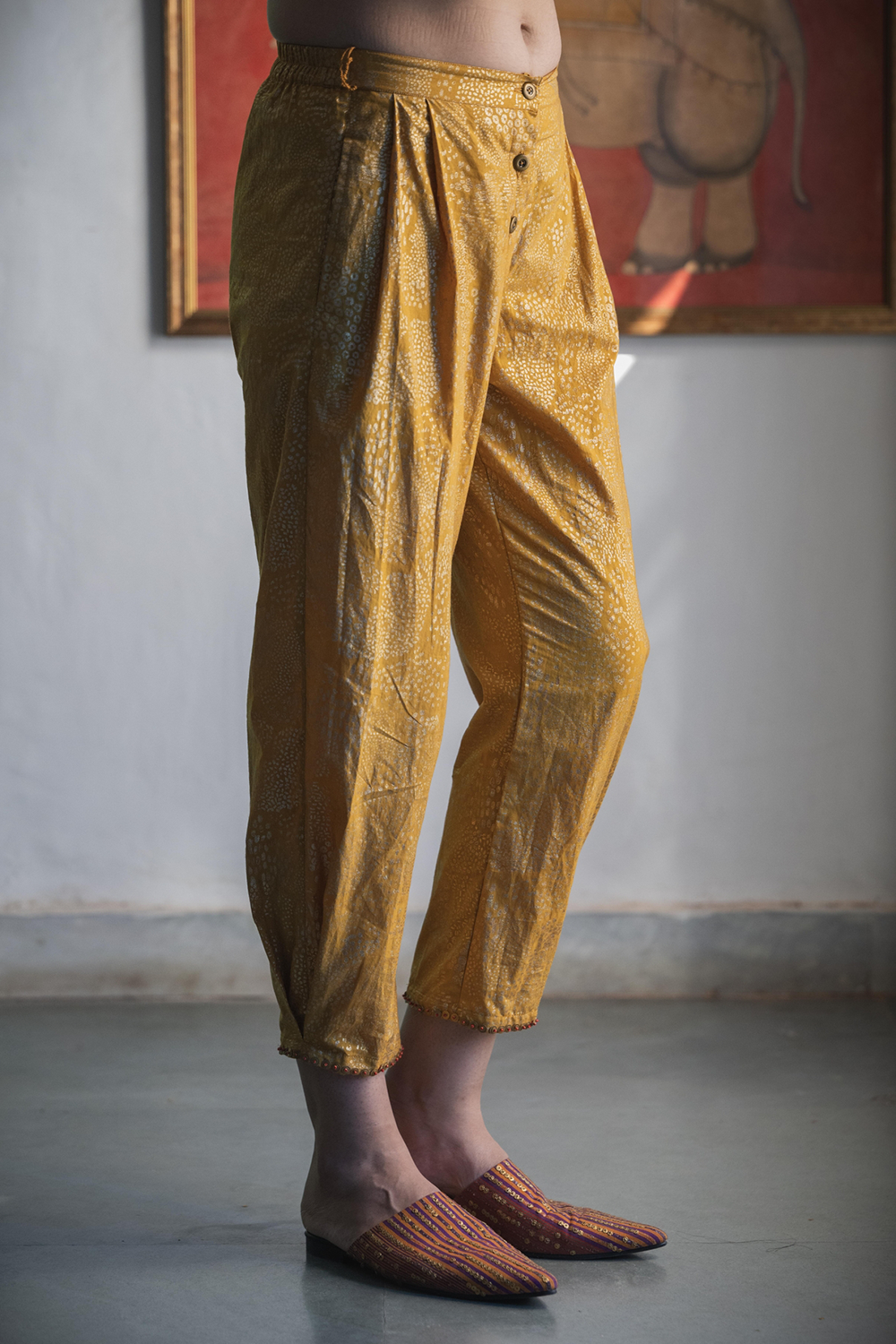 Haldi Yellow Leen Pant