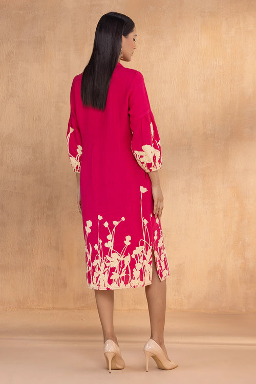 Floral Hot Pink Ballet Dress