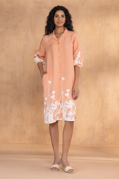 Floral Muskmelon Ballet Dress