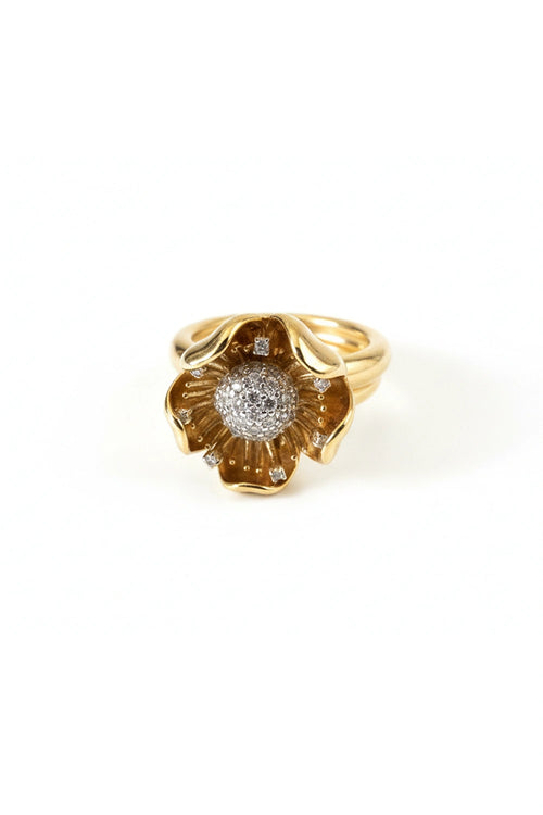 Sculptural Flower Ring