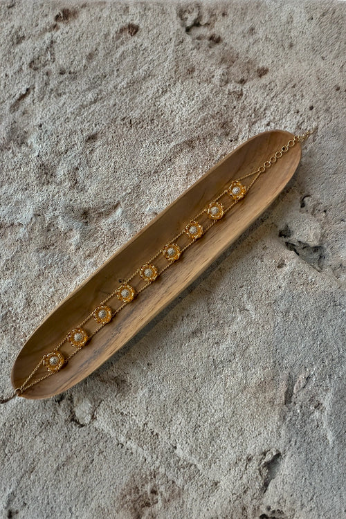 Gold Flower Choker