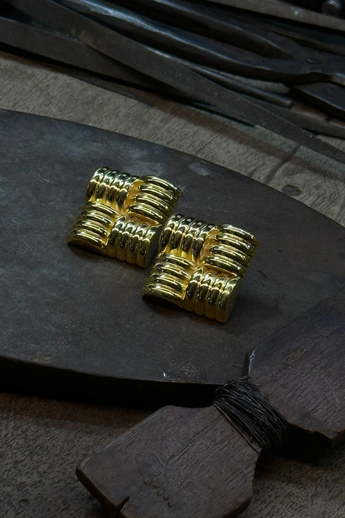 Vintage Square Earrings