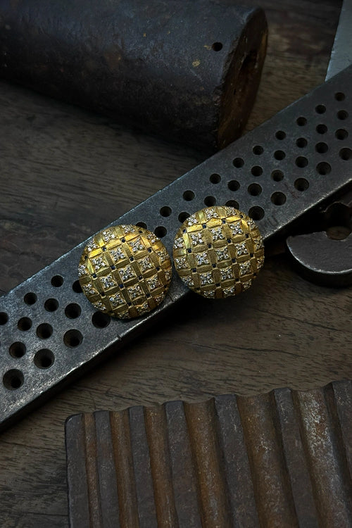 Gold Studded Earrings