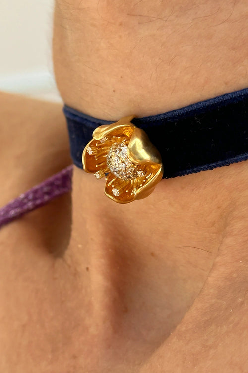 Flower Velvet Choker