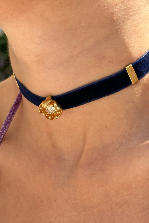 Flower Velvet Choker