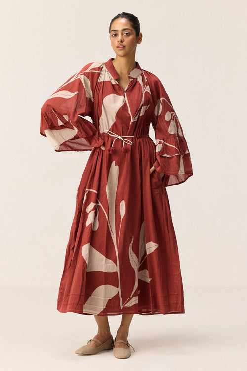 Red Terracotta Dress