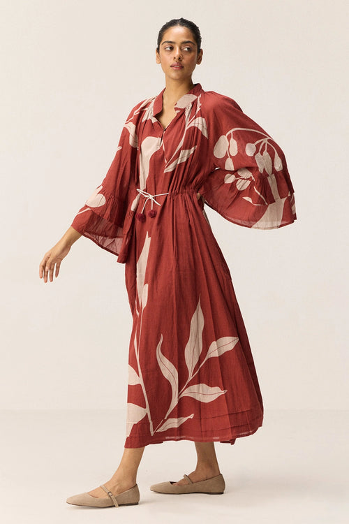 Red Terracotta Dress
