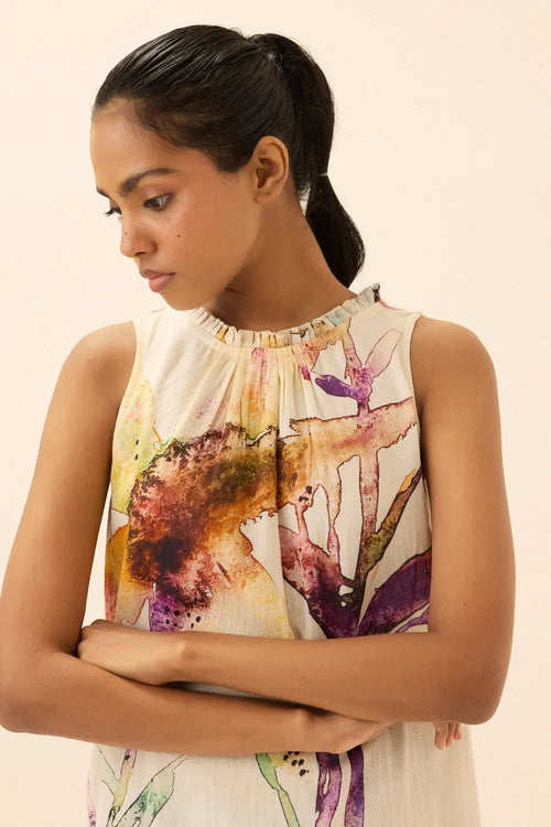 Multicolor Moonbloom Dress