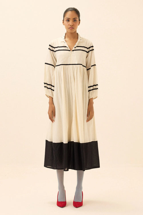 Off White Acorn Dress