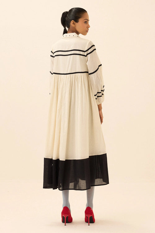 Off White Acorn Dress