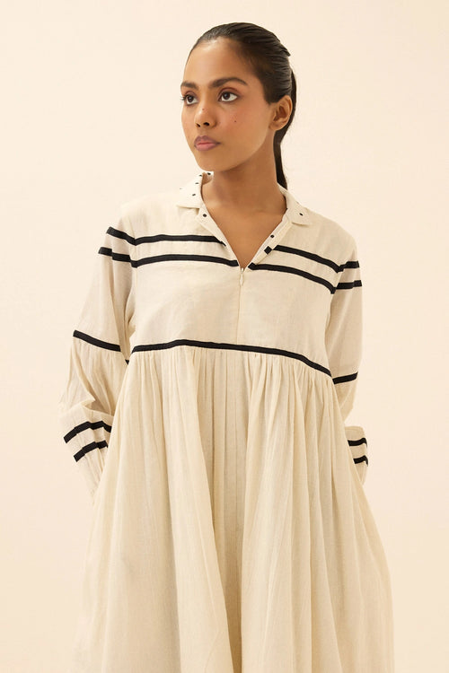 Off White Acorn Dress