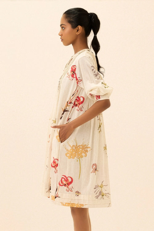 Multicolor Fleurette Dress