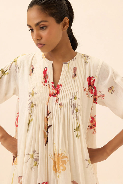 Multicolor Fleurette Dress